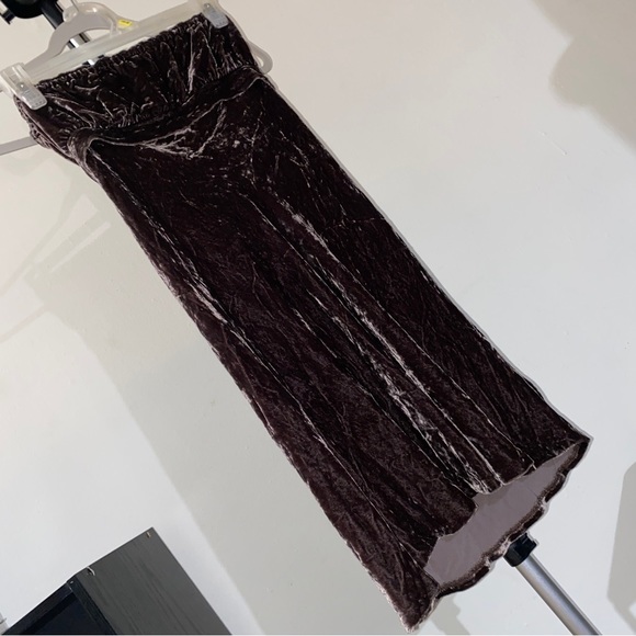 ▪️Short Strapless Empire Waist Crushed Velour/Velvet Dress by Juicy Couture - Picture 10 of 13